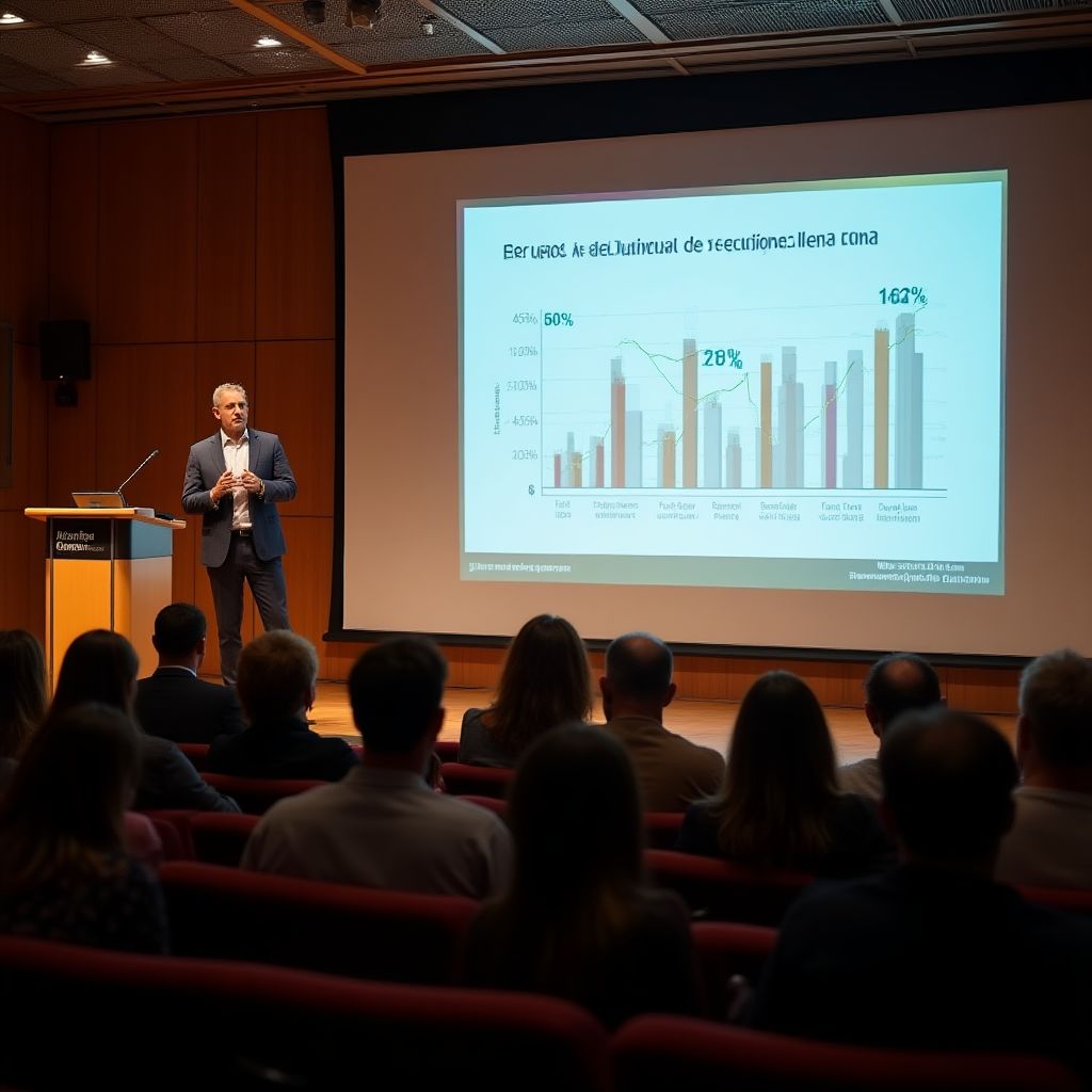Presentación de informe económico anual